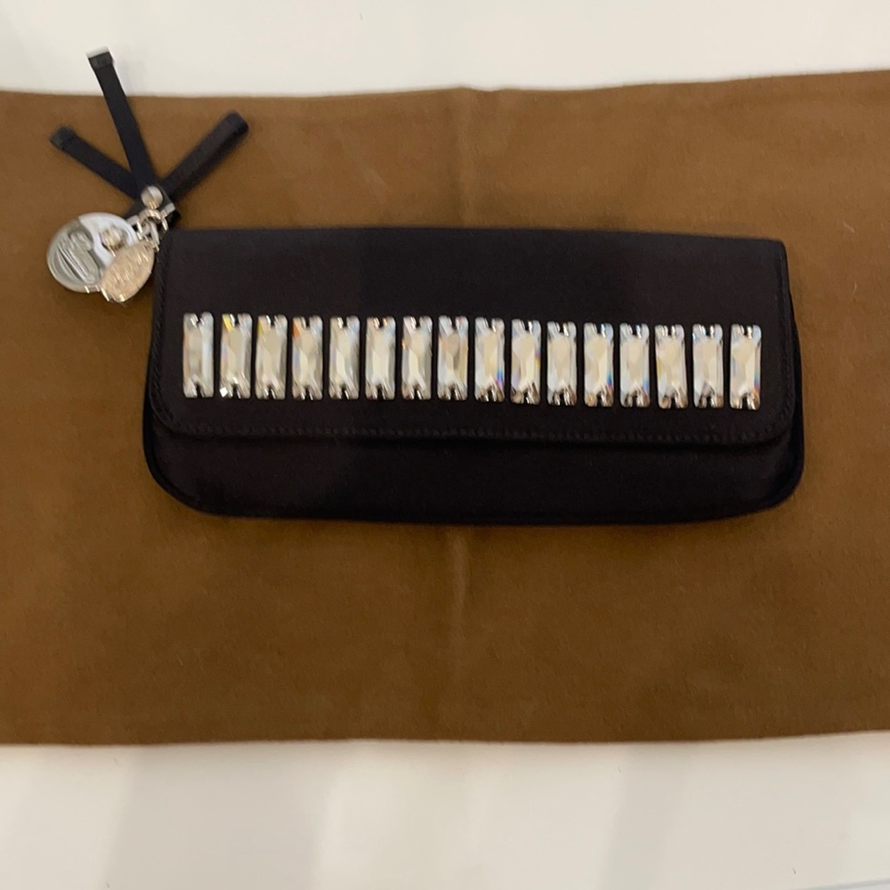 Gucci Satin & Crystal Handbag